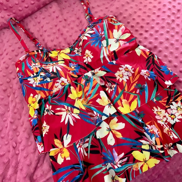 Venus Tankini Top Floral Tankini Swimsuit Top Venus Swimsuit - Picture 2 of 7